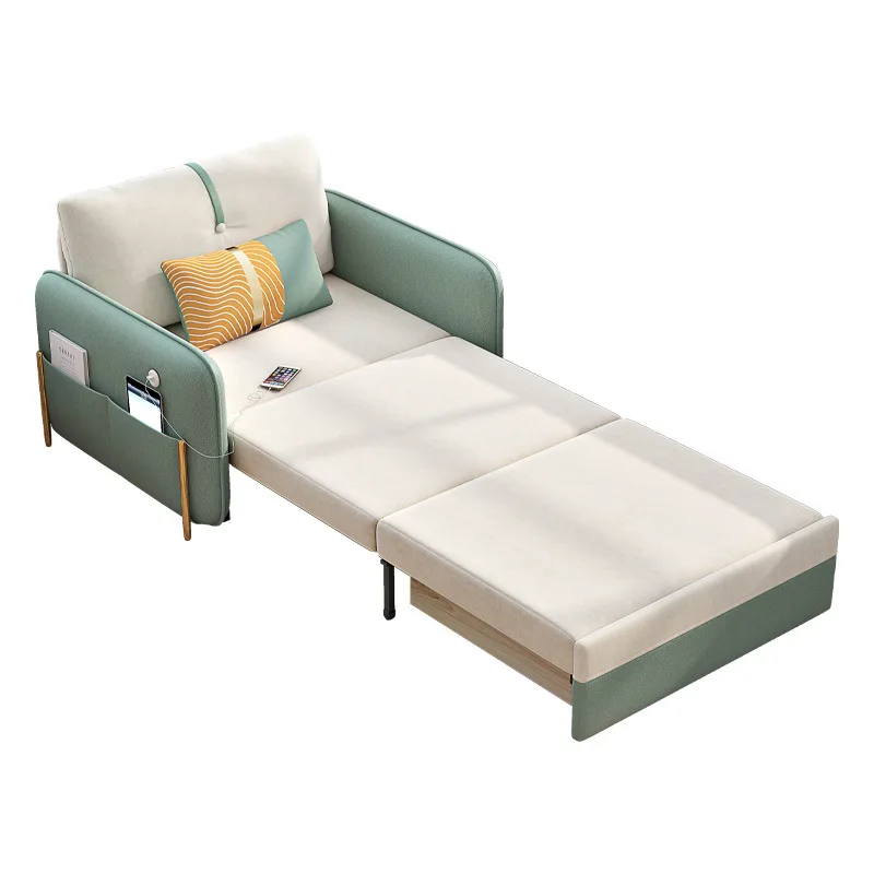

Folding, dual-use, sofa bed, living room, multi-function, single, double, small apartment, e****mical