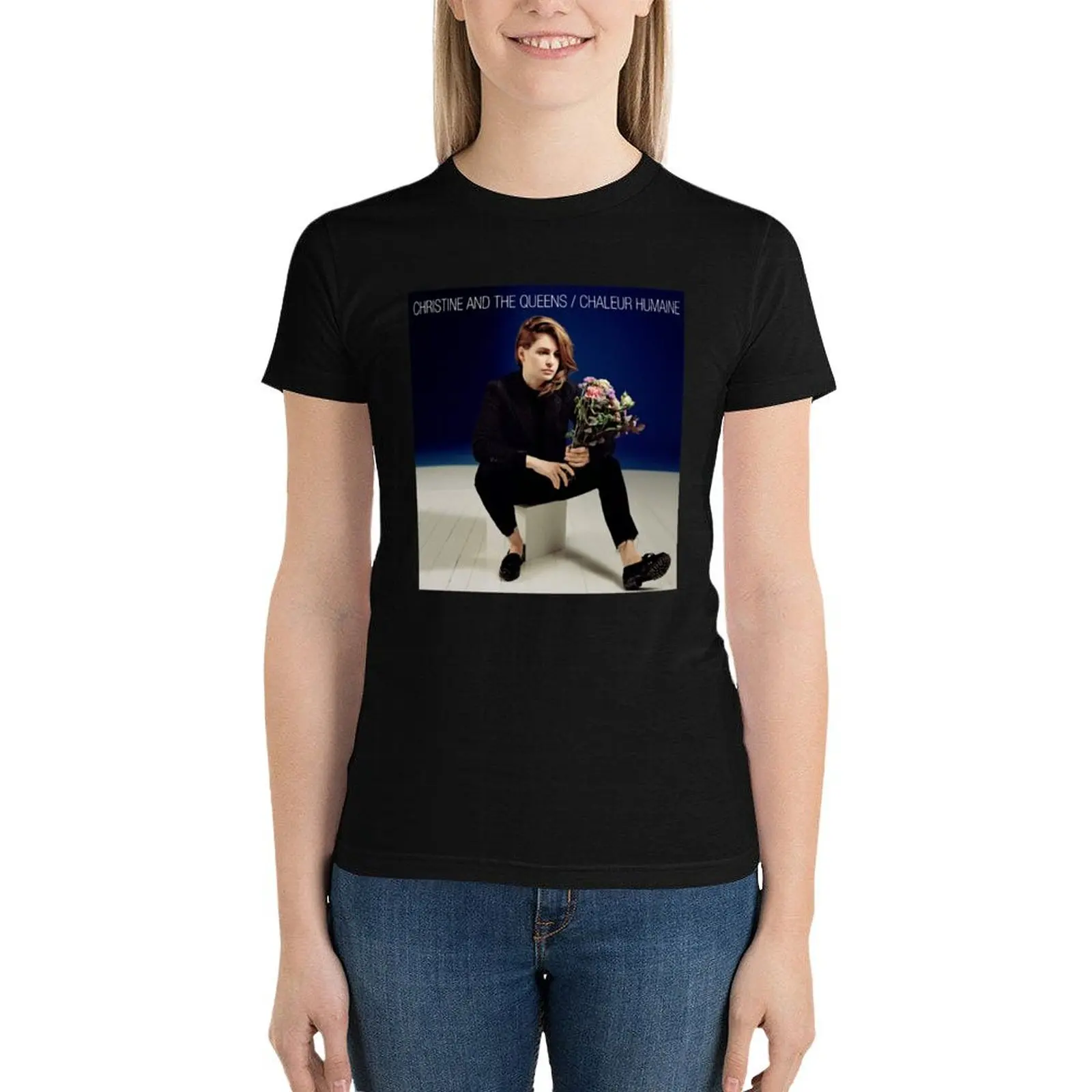 Christine and the Queens - Chaleur Humaine T-Shirt new edition shirts graphic tees lady clothes black t-shirts for Women