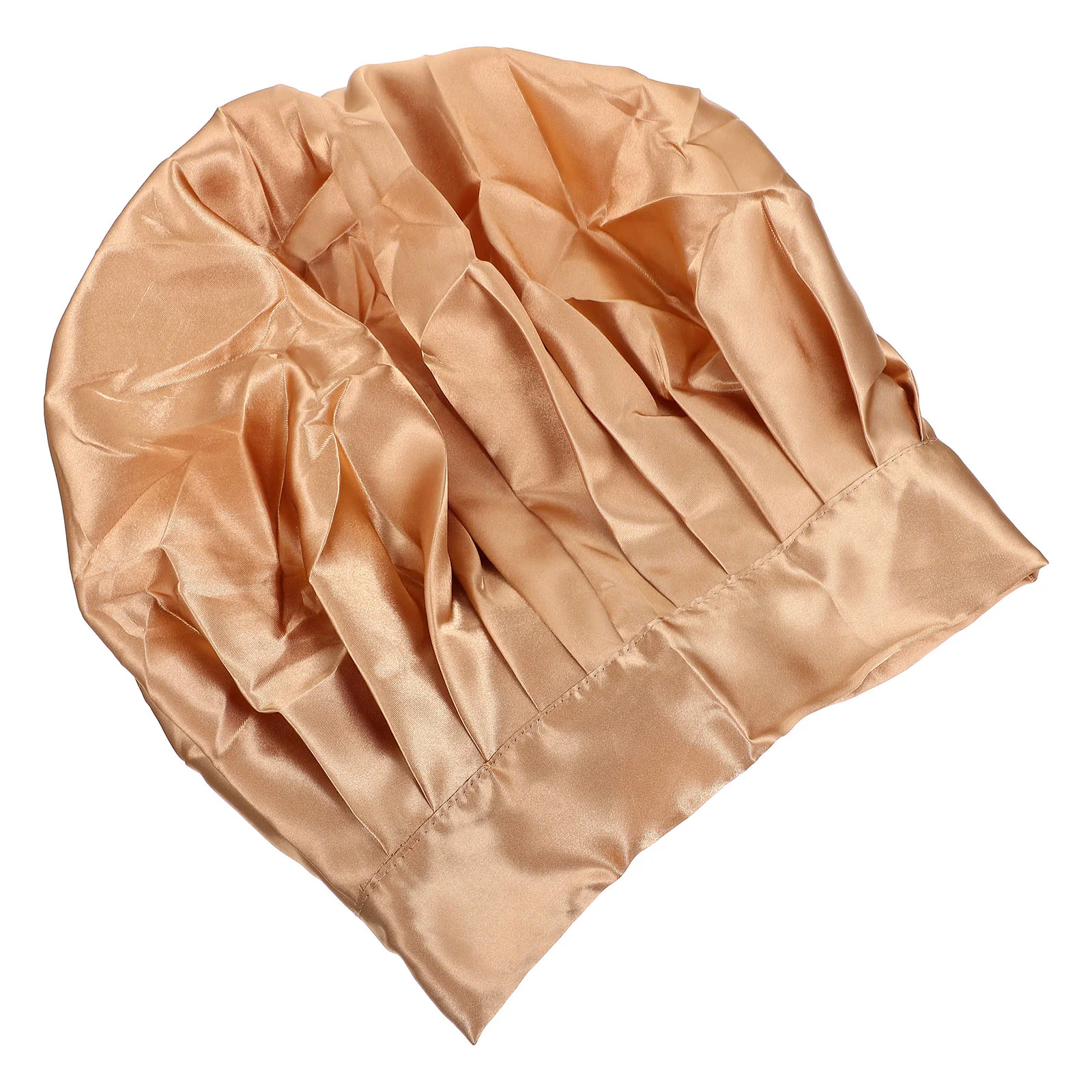 Capuz doméstico bonés jumbo sleep bonnet dormir cabeça capa 36x36x21cm cetim conveniente