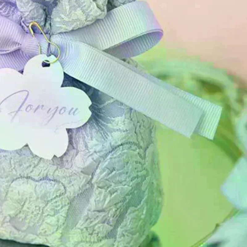 

1Pc Portable Wedding Party Tassel Bag Candy Bag Fabric Drawstring Pocket Candy Pouches Gift Bags Decor Home Party Favors Bag