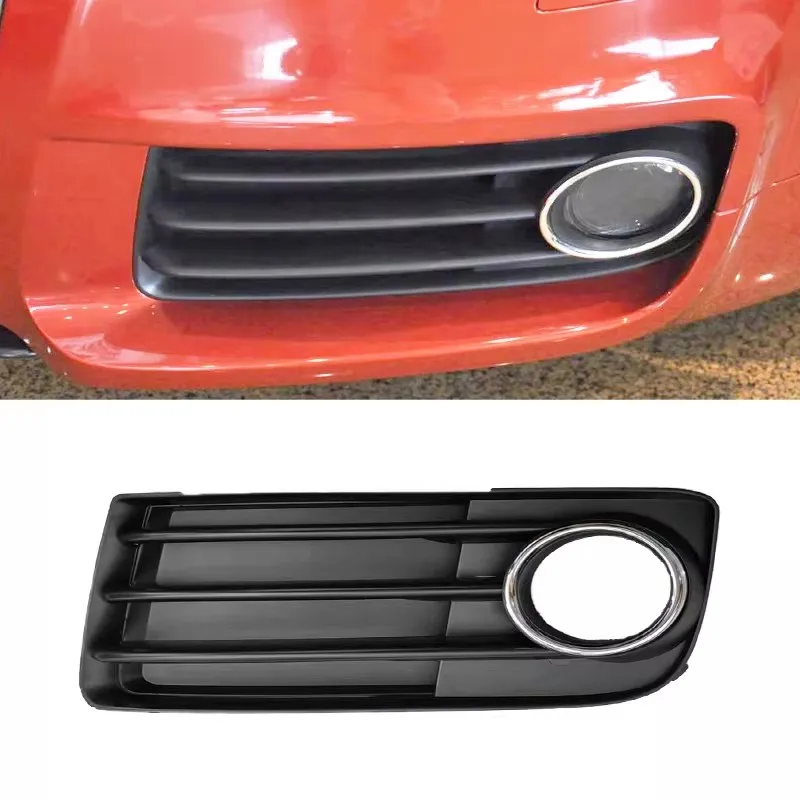 

Bumper Fog Light Grille Chrome Ring/Black for Audi TT 2011-2014 Pair of Fog Lamp Grill Cover