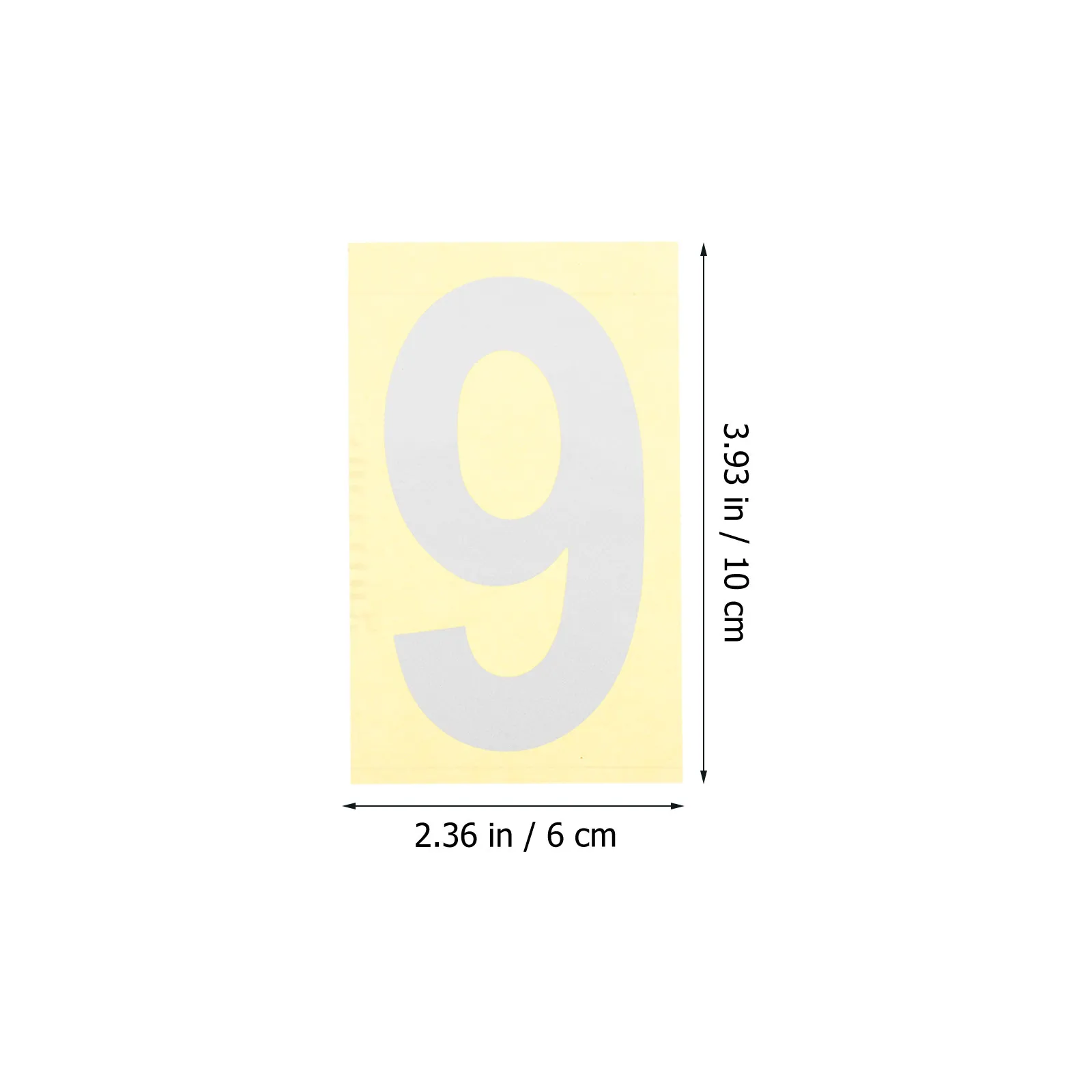 5Sets Reflective Number Decals Self Adhesive Outdoor Safe Waterproof for Mailbox House Sign Address Plate Night Glow Sticker
