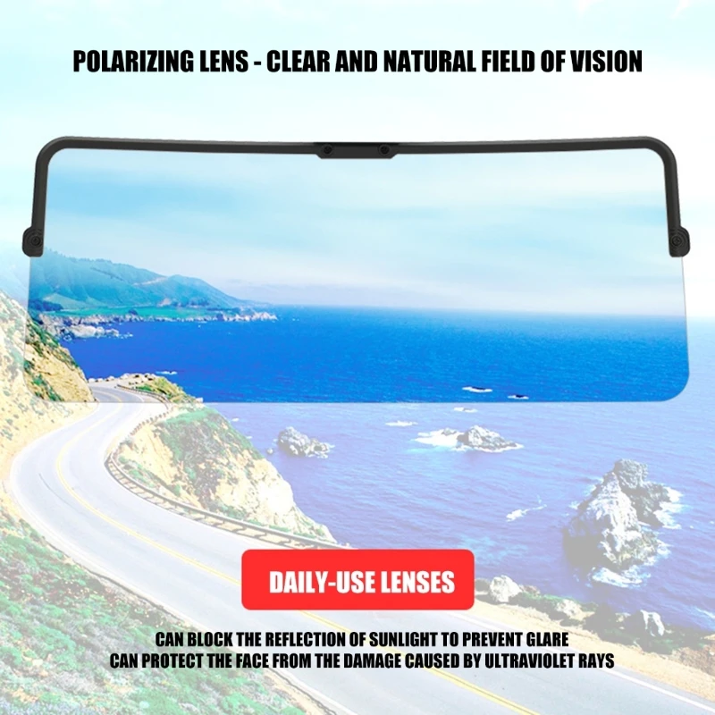 Comprehensive Organ Of Sight Safety Split Glasses Bend Molded Modifiable Slide Auto Tinting For Driving Comfort 