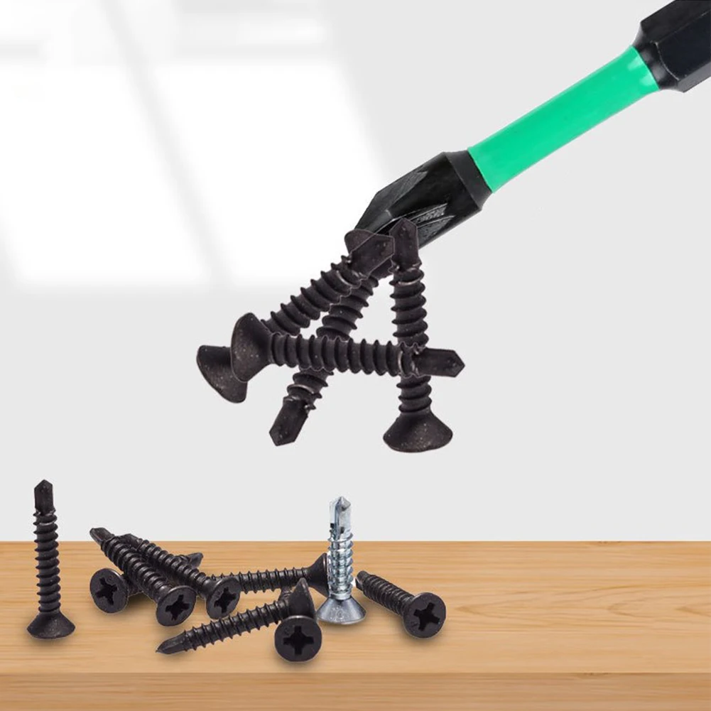 Heat-treated Heavy Duty Screwdriver Bit Hex Screwdriver Bit Powerful Magnetic Tips Torsion Zone For Durability