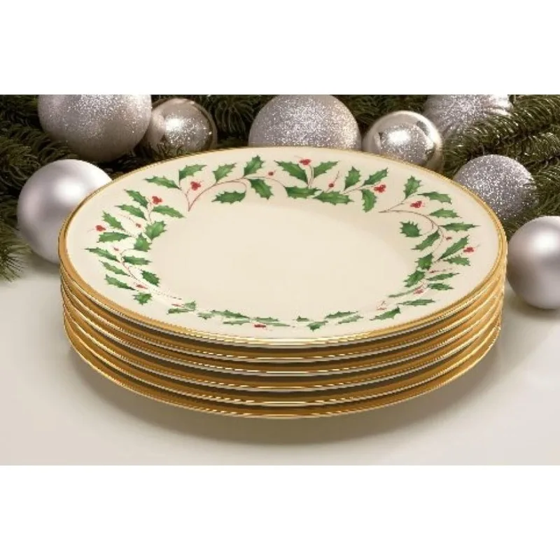 Placa e tigela conjunto, feriado, 12 pcs