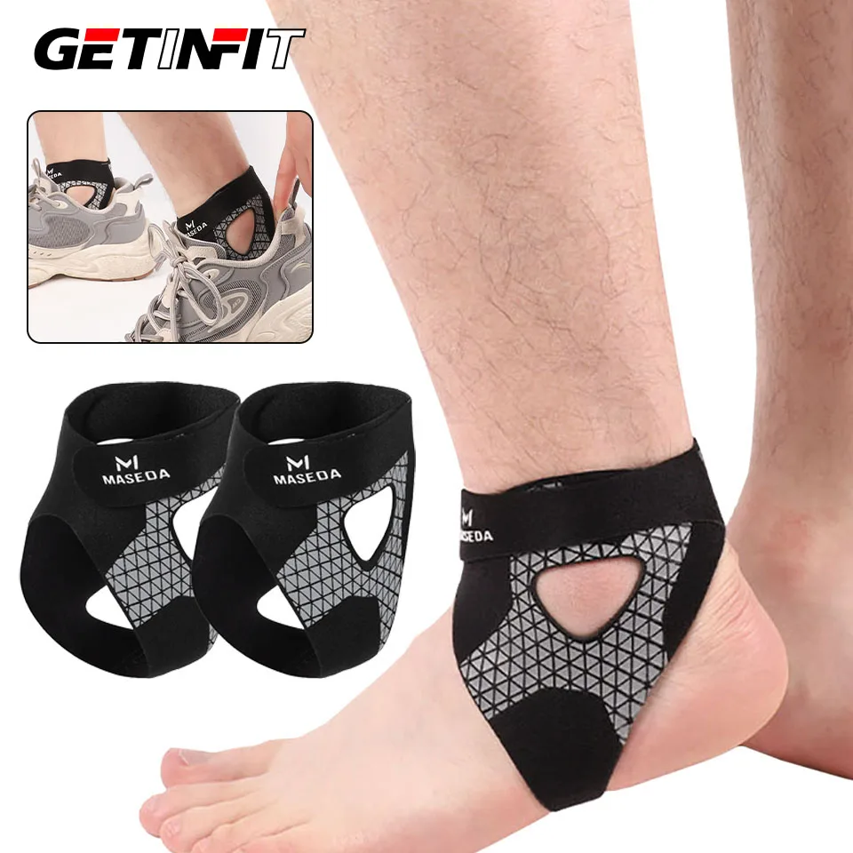 GETINFIT Ultra-thin Ankle Brace Double Support Prevent Ankle Sprains Exercising Ankles Ankle Joint Fixator Protective Sleeve