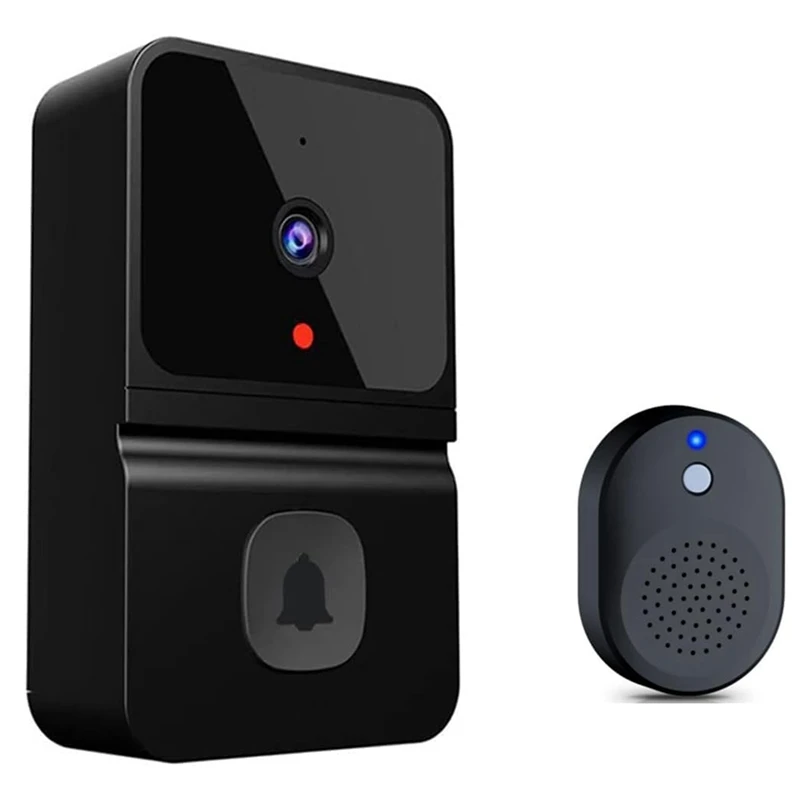 Smart Video Door Bells Wireless Wifi Video Doorbell With Camera Black Smart Security Doorbell