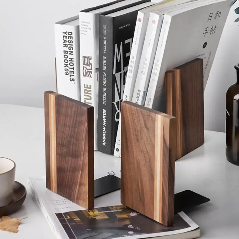 594a Magazinet Holder Standing BookEnd Book Stopper for Selves