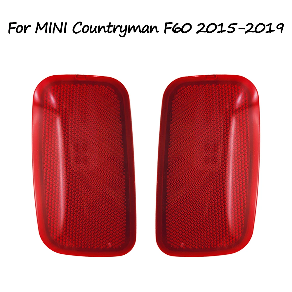 For MINI Countryman F60 2015 2016 2017 2018 2019 Reflective Strips Car Rear Bumper Reflector Red Lens Warning Strip 63147378713