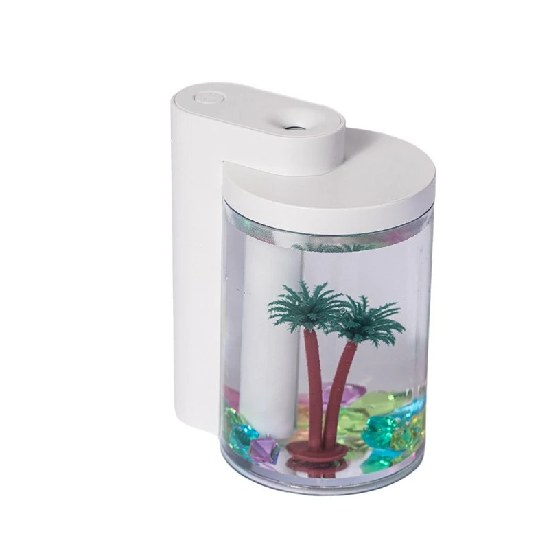 

Cross-bo l USB mini water love micro landscape humidifier household heavy fog volume silent atomizer private mold factory