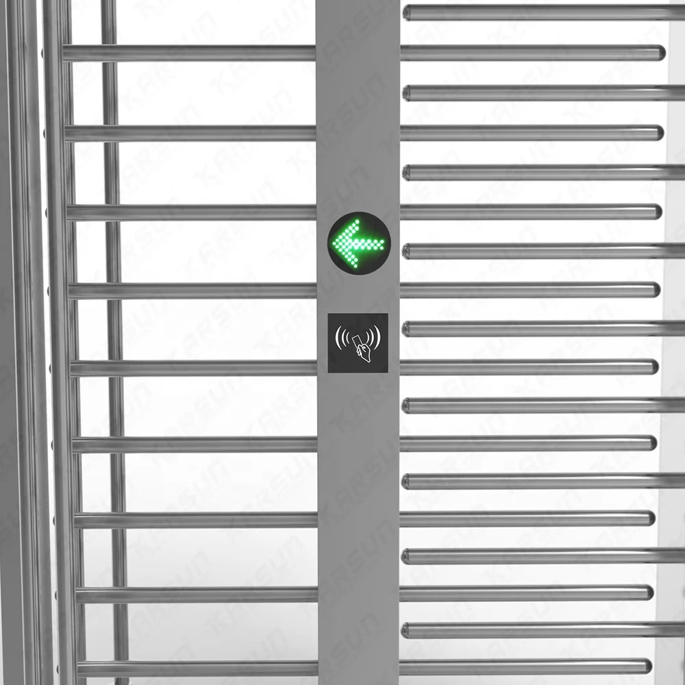 KARSUN Biometric QRcode Full Height Stadium Turnstile With Widened Top Cover For Enhanced Security