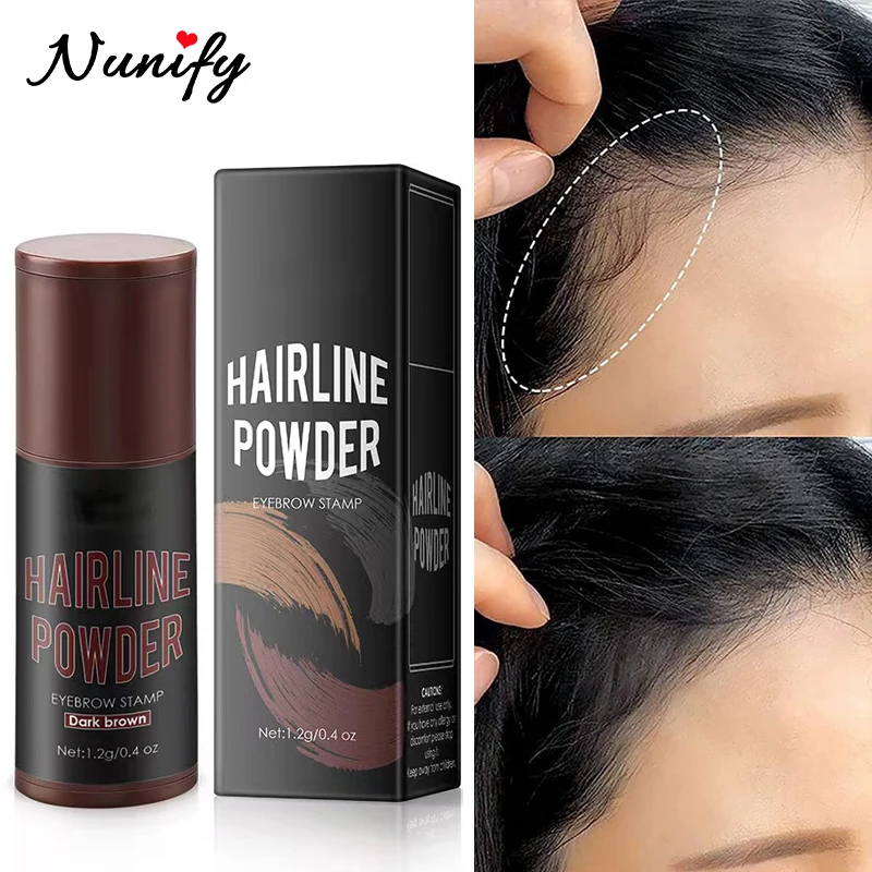 

Nunify Sponge Pen Powder Hairline Shadow Powder Increases Hair Volume Cover Gray Hair Root 0.04Oz Hair Fluffy Makeup Beauty Tool