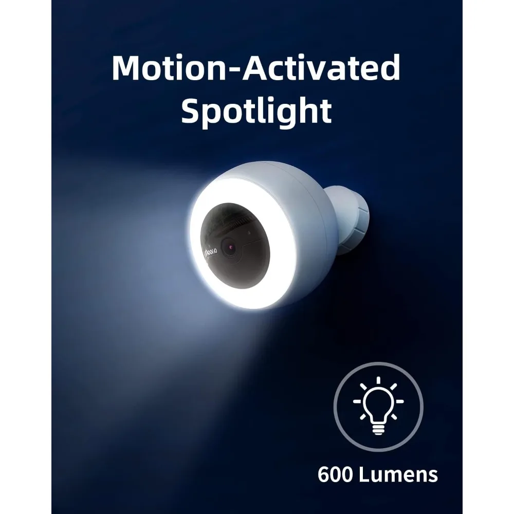 Quad pack telecamera di sicurezza wireless b310 con risoluzione 2K e pacchetto pannello solare A201