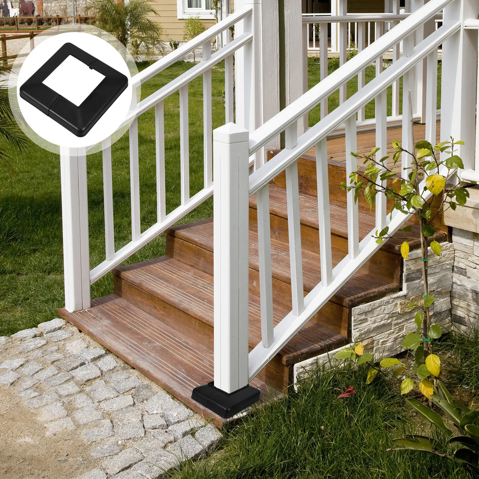 4 шт. черные декоративные накл – обзор и цена Home Improvement Fence
