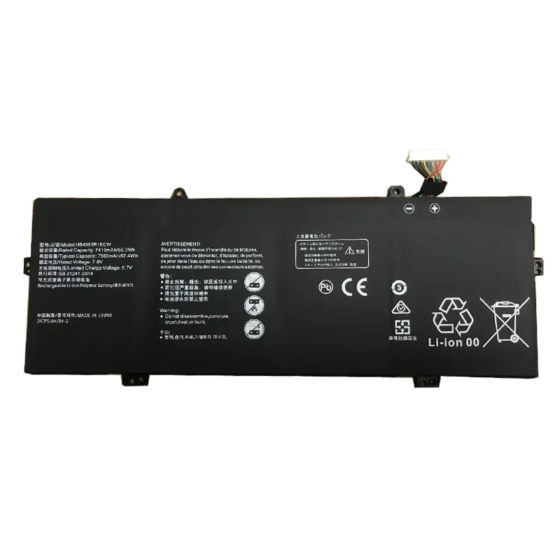 LMDTK New HB4593R1ECW Laptop Battery For Huawei MagicBook I5 8250U R5 2500U 7.6V 7410mAh