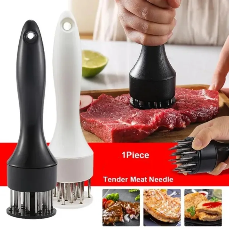 Stainless Steel Meat Tenderizer PS Handle Profession Knife Meat Beaf Steak Mallet Meat Tenderizer Hammer Pounder Cooking Tools