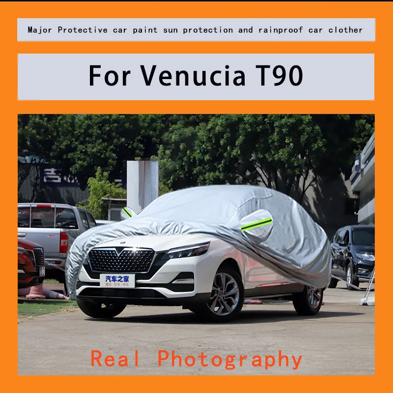 

﻿﻿For Venucia T90 Car Covers Outdoor Waterproof Dustproof Sun Rain Snow Protection Thick Oxford Cloth Full Outer Cover