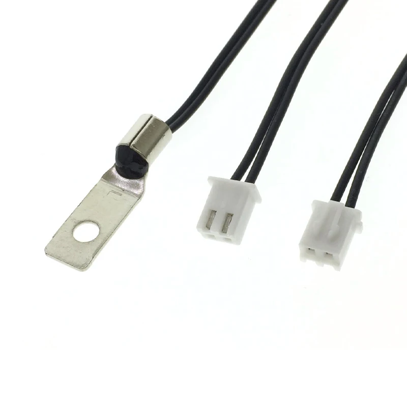 NTC Thermistor Temperature Sensor 15K B3950 Surface Square Head Line Ear Probe Aperture4.2MM Long 8CM XH2.54-2P Plug