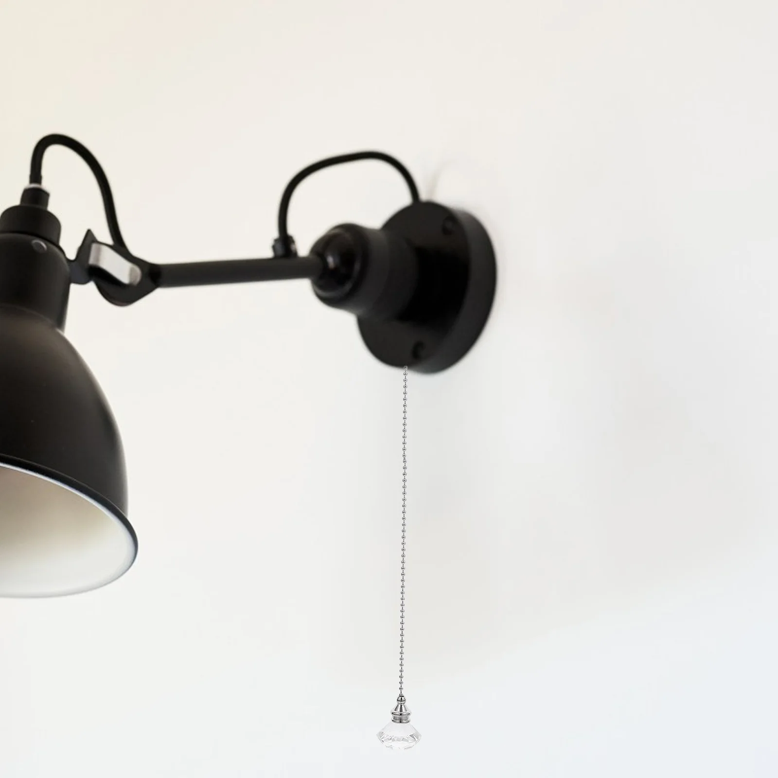 2 Buah Rantai Tarik Kipas Angin Plafon Kristal Dekoratif, Perpanjangan untuk Lampu dan Kipas Angin, Rantai Tarik untuk Kipas Angin Plafon