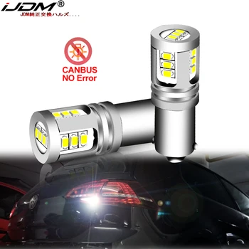 IJDM Xenon Hata Ücretsiz Beyaz Bay9s H21W 64136 LED Ampuller Volkswagen VW Golf MK7 GTD GTI R TSI LED Yedekleme Ters Işıklar 12-24 V