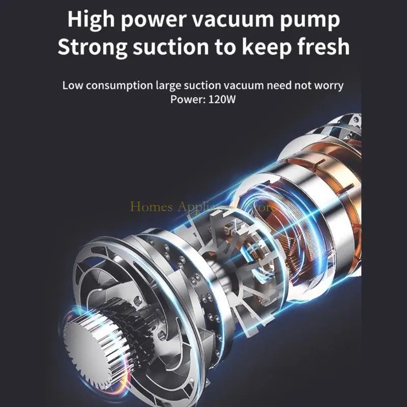 D0AB真空シーラーマシン多機能フードシーラーバッグストレージフードバキュームシーラー