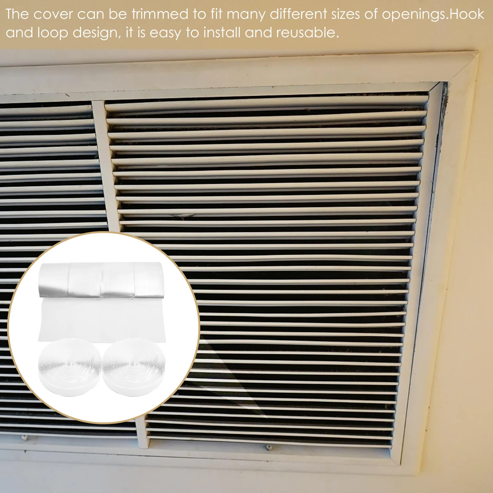 Attic Vent Cover Ceiling Insulation Shutter Fan Seal for Return Whole House Exhaust