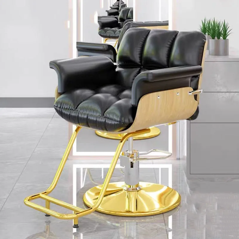 Ergonomic Professional Barber Chair Office Bench for Barbershop Salon Chair Tattoo Reception Desks 스툴 Beauty Salon Furniture AA