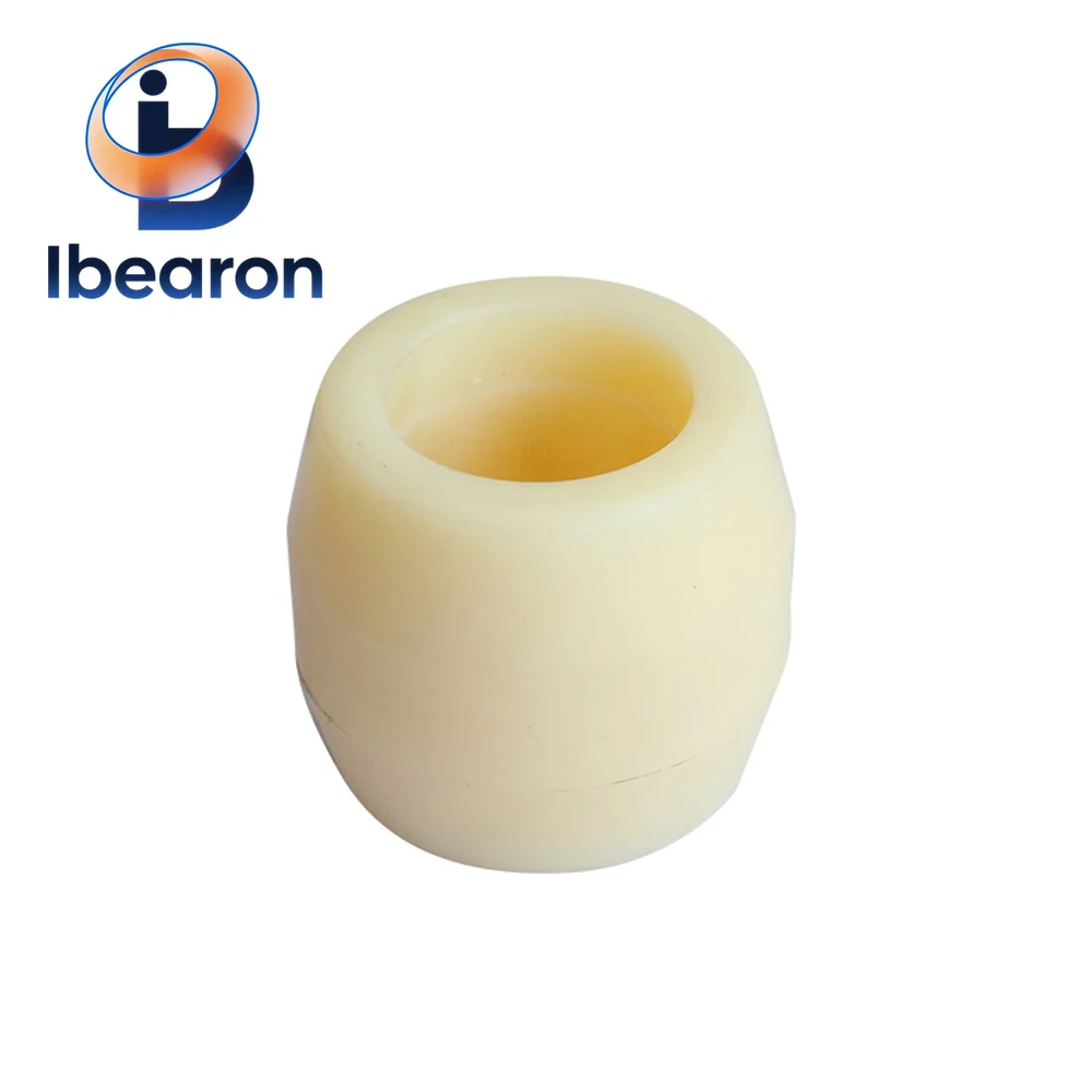 4PCS Flat Nylon Forklift Casters 80mm*70mm, Durable Wear-Resistant Replacement for Industrial Warehouse Forklifts