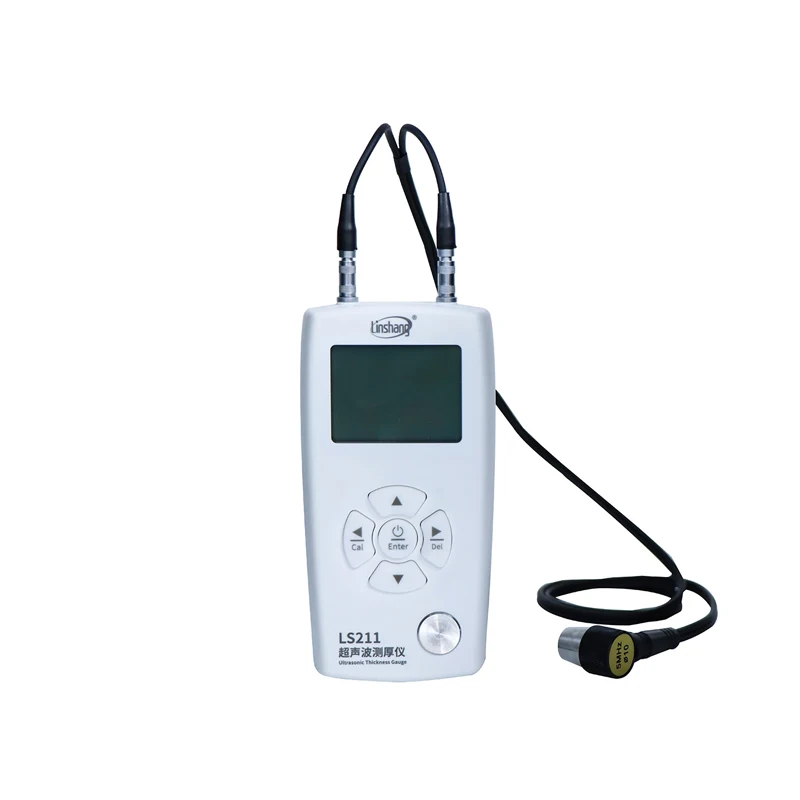 Linshang LS211 LS212 LS213 UT medidor de espesor ultrasónico probador NDT UTG UTM herramienta de medición para pared de tuberías Metal acero
