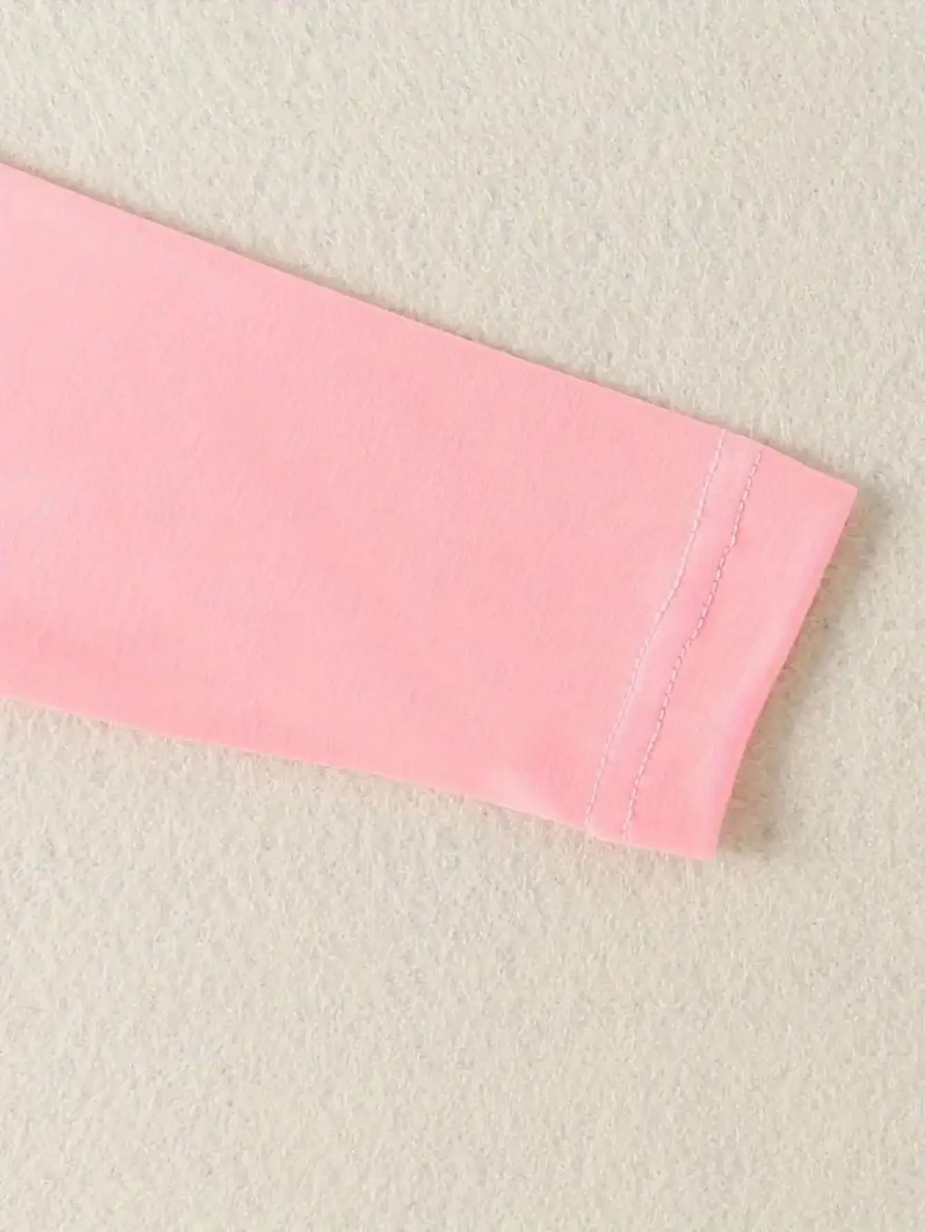 طقم بدلة بأكمام طويلة وطبعة فيل زهري للفتيات الصغيرات، وسروال وردي، وقبعة صغيرة زهرية مكونة من ثلاث قطع #6