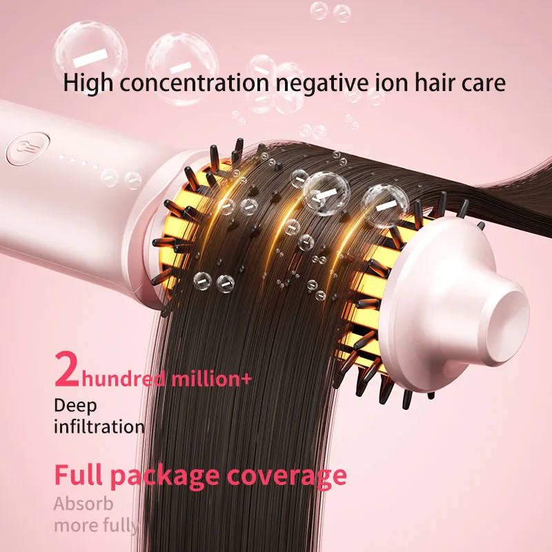 Charging Wireless Hair Curler 2 In 1 Straightening Curling Comb Portable Fluffy High Cranial Top Hair Styling Tool - view 3