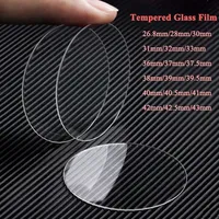 2pcs Tempered Glass Screen Protector Protective Film for SmartWatch Diameter 26.8mm 28mm 30mm 31mm 32mm 37mm 39mm 40mm 42mm 43mm