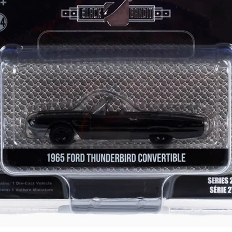 Greenlight Diecast 1:64 1965 Thunderbird للتحويل سبيكة محاكاة نموذج سيارة مجموعة ثابتة زينت هدية عيد