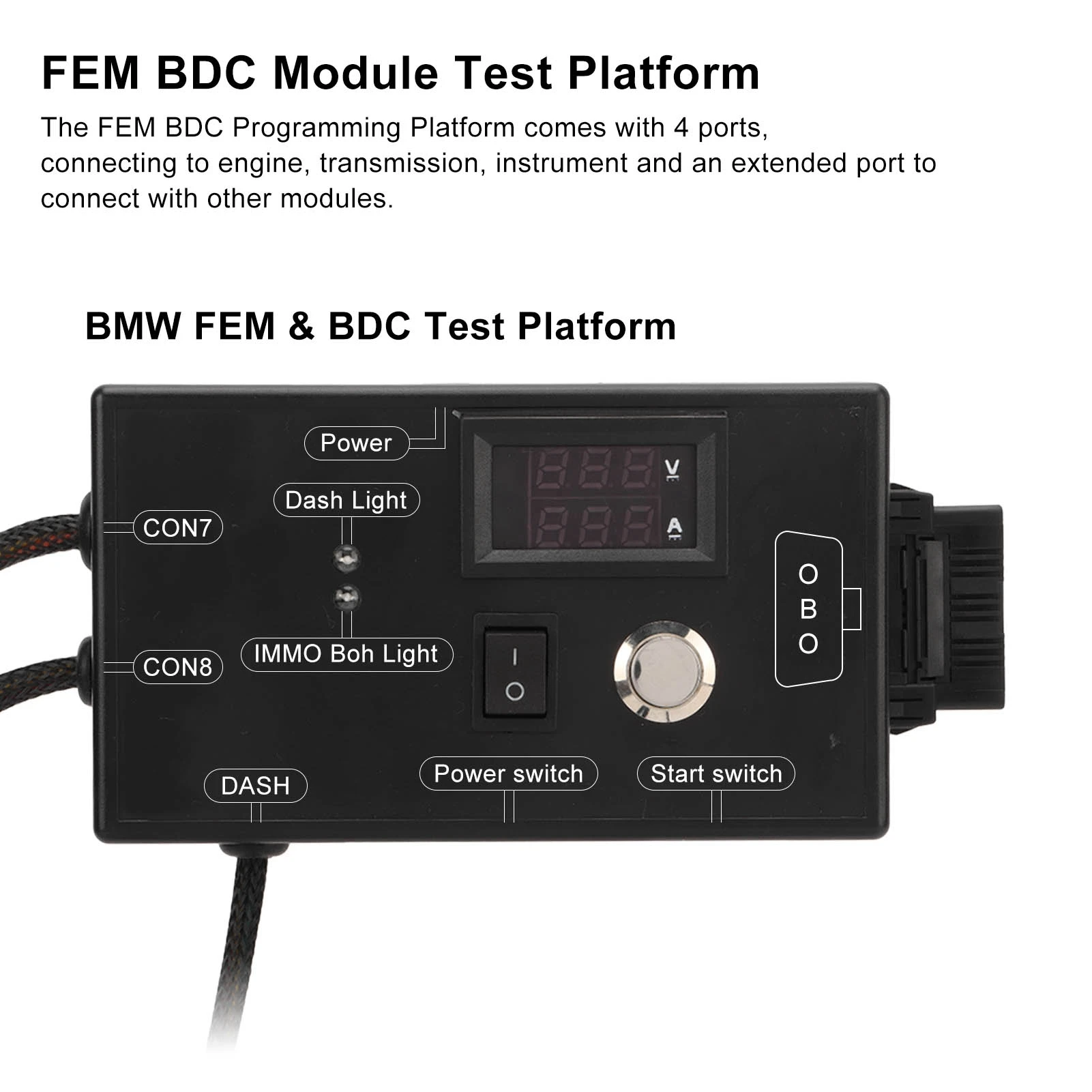Автомобильный модуль FEM BDC с заменой индикатора для F20 F30 F35 X5 X6 I3 FEM BDC Programmer FEM BDC Tester