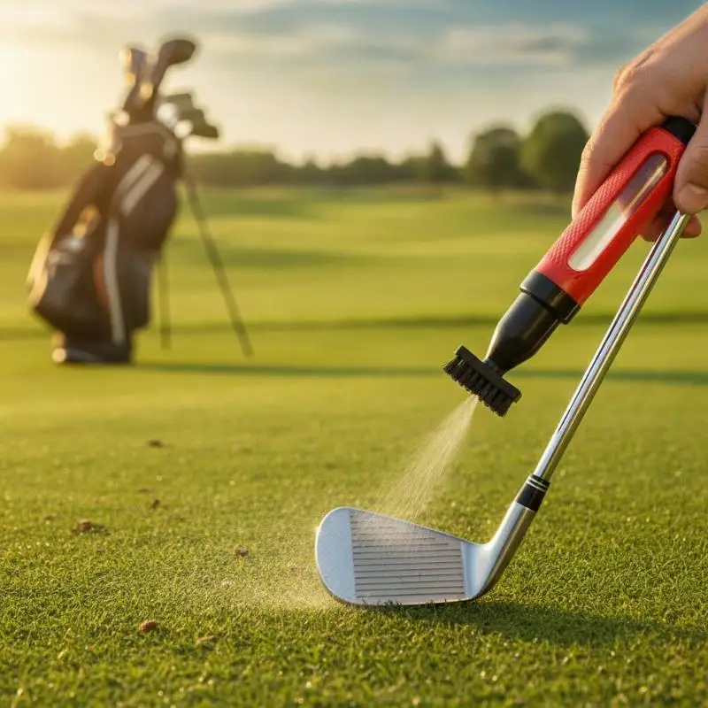 nova-escova-de-limpeza-de-ranhuras-de-golfe-tipo-pressao-com-design-portatil-e-spray-multiuso-para-limpeza-de-cabeca-e-haste-de-taco-de-golfe