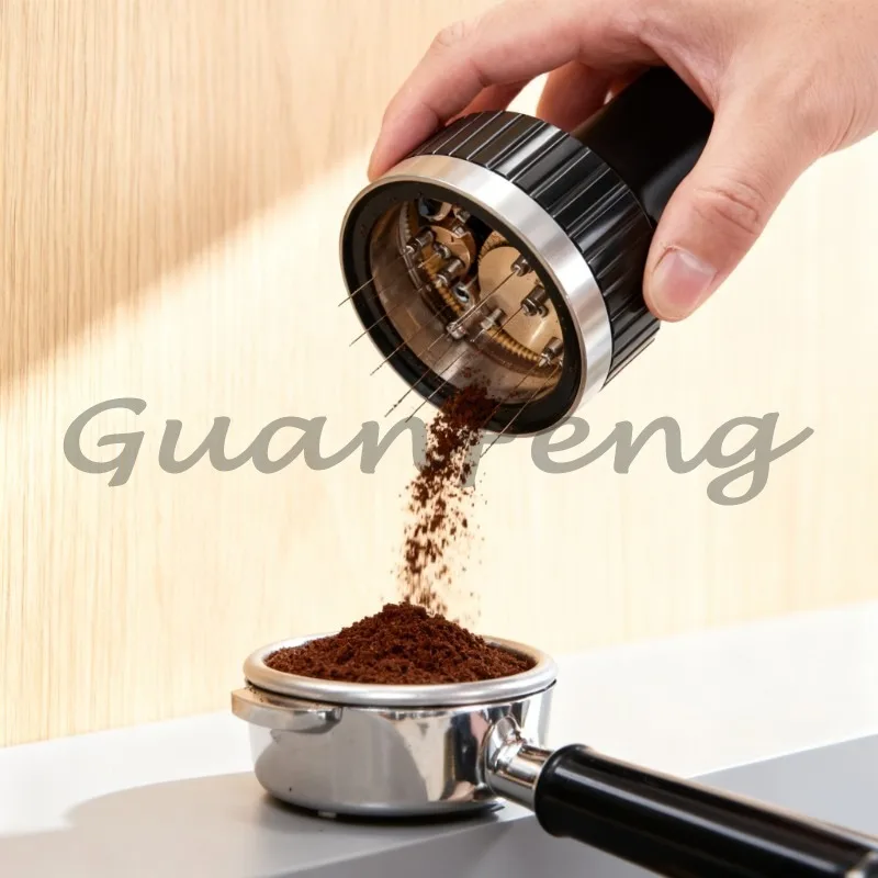 58Mm Planetary Gear, Coffee Dispenser, Espresso Ground Dispensing Tool for Even Extraction of Broken Coffee Pots