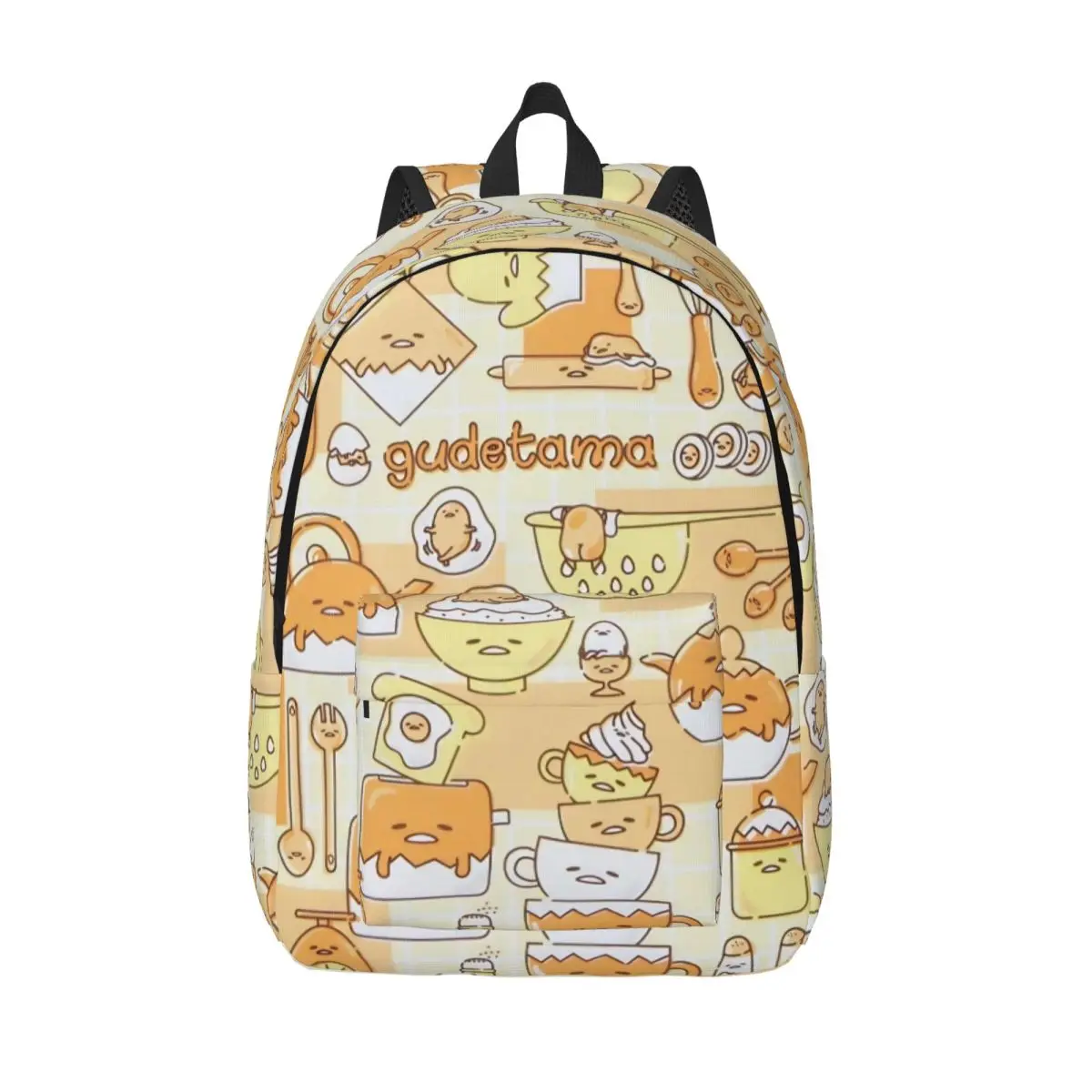 

Gudetama Cute Egg Cartoon for Teens Student School Book Bags Daypack Elementary High College Hiking