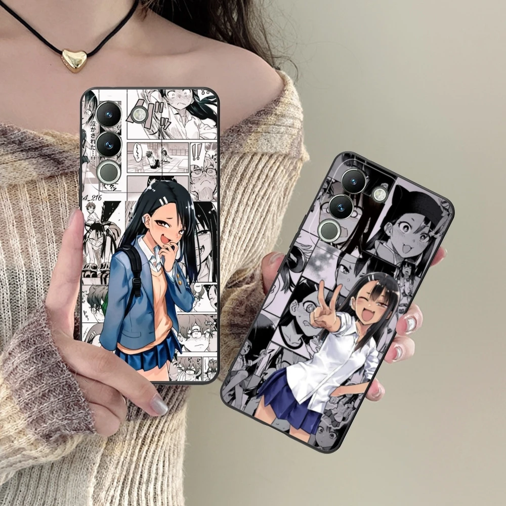 Hayase Nagatoro Anime Mobile Cell Phone Case for VIVO Y95 Y93 Y31 Y20 V19 V17 V15 Pro X60 NEX Black Soft Phone Cover Shell