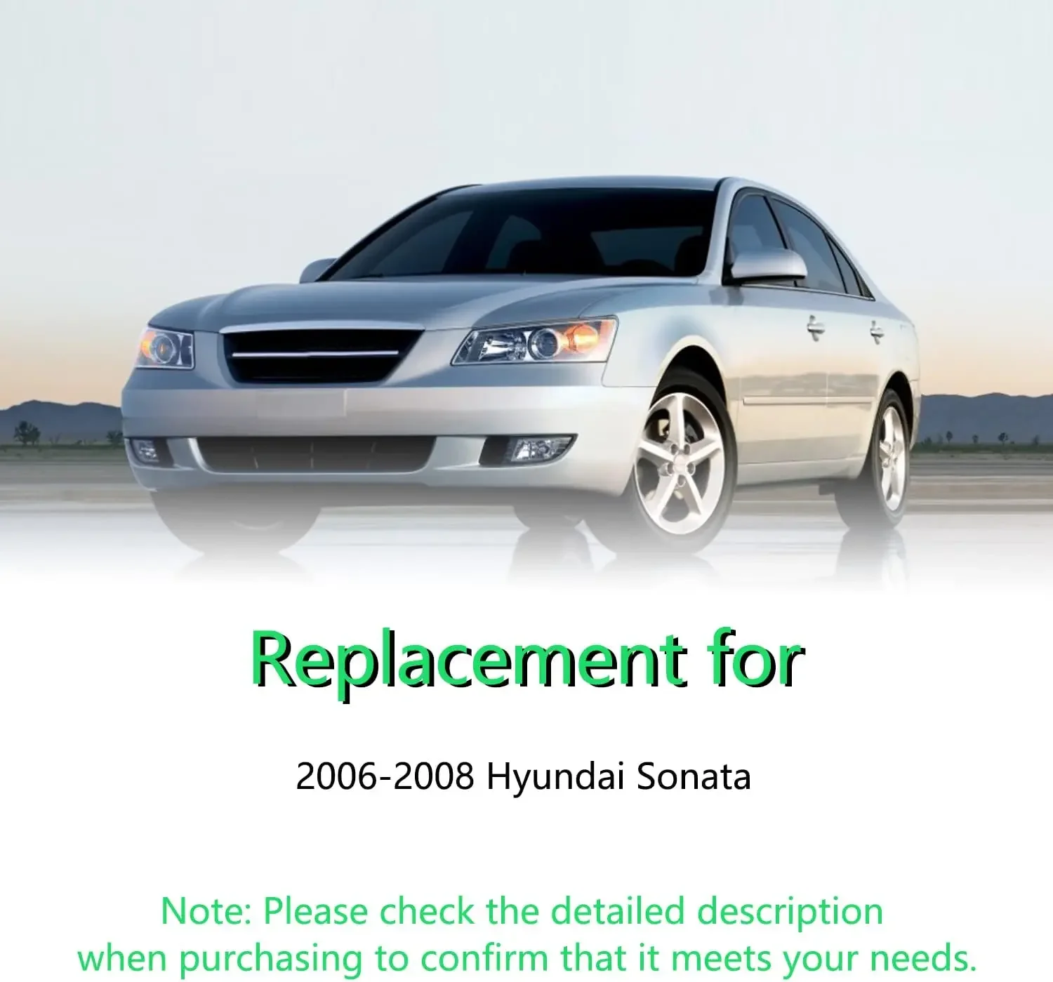 TOPICKSAP 14Pcs Front Upper/Lower Control Arm Tie Rod Boot & Sway Bar Kit for Hyundai Sonata 2006-2008 544103F600 545003K000