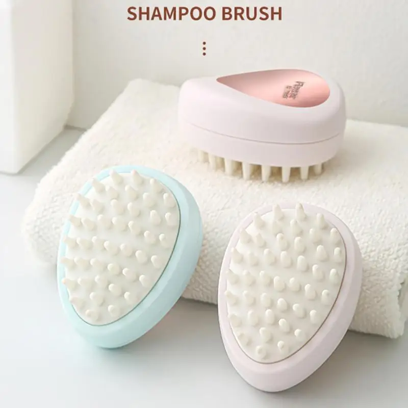 Shampoo Artifact Adult Male And Female Pet Soft Teeth Soft Bathroom Accessories Scalp Hair Massager Portable Handheld Bath Brush