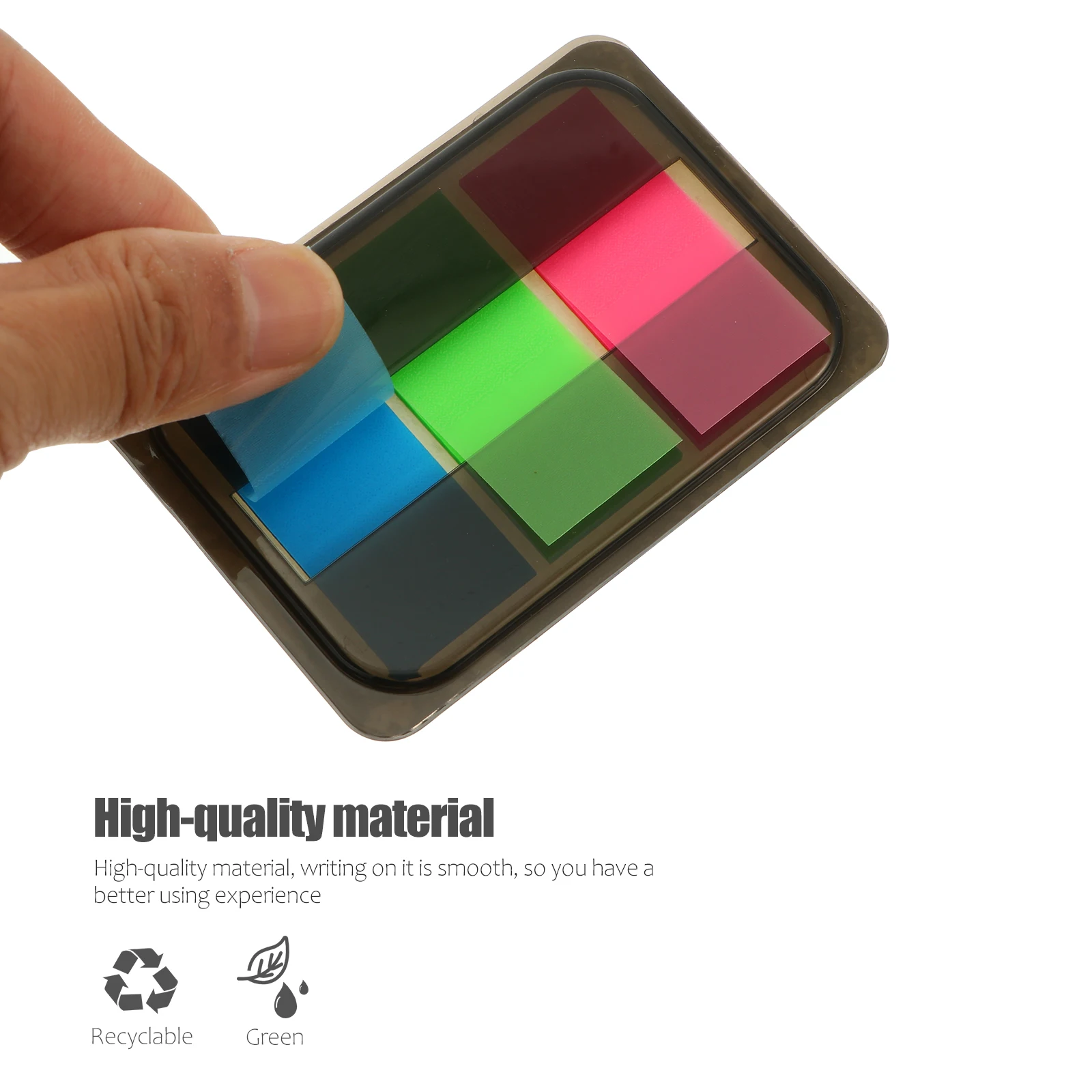 High-Quality Sticky Memo Notes Classification Label For Books Presentations Office Supplies Fluorescent Index Tabs