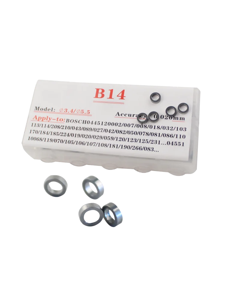 B14High quality auto common rail injector repair shim,easy adjusting injector gasket 50 pieces