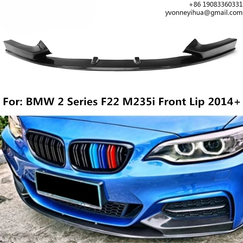 

Передний бампер из углеродного волокна в стиле MP для BMW 2 серии F22 M Sport 220i 230i 235i 228i 2014 2015 2016 2017 2018+