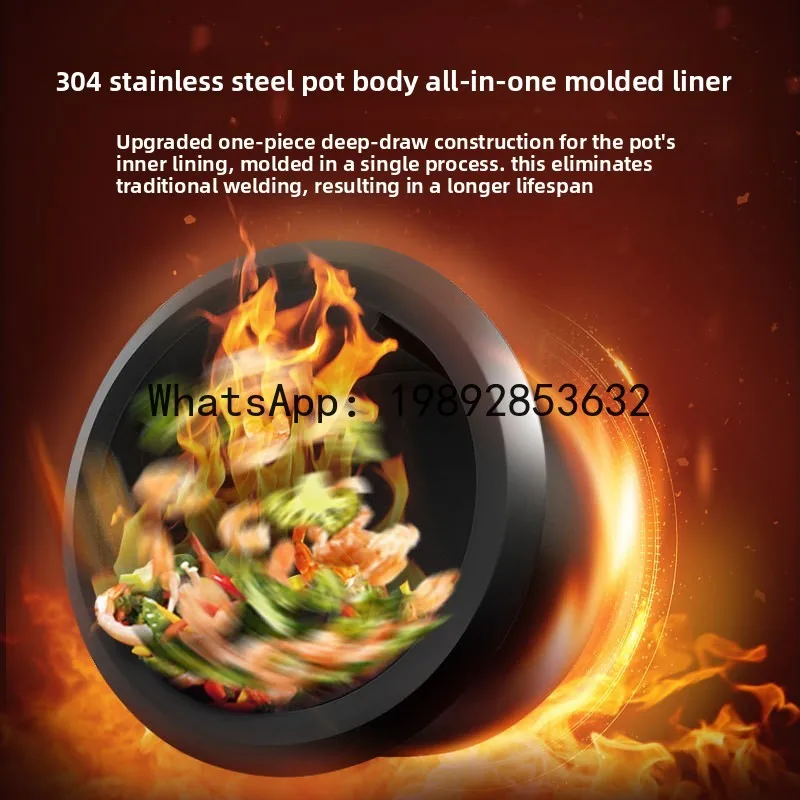 CZ Intelligent Microcomputer Noodle Rice Stir-fry Vegetable Stir-fry Machine Electric Intelligent Stir-fry Machine