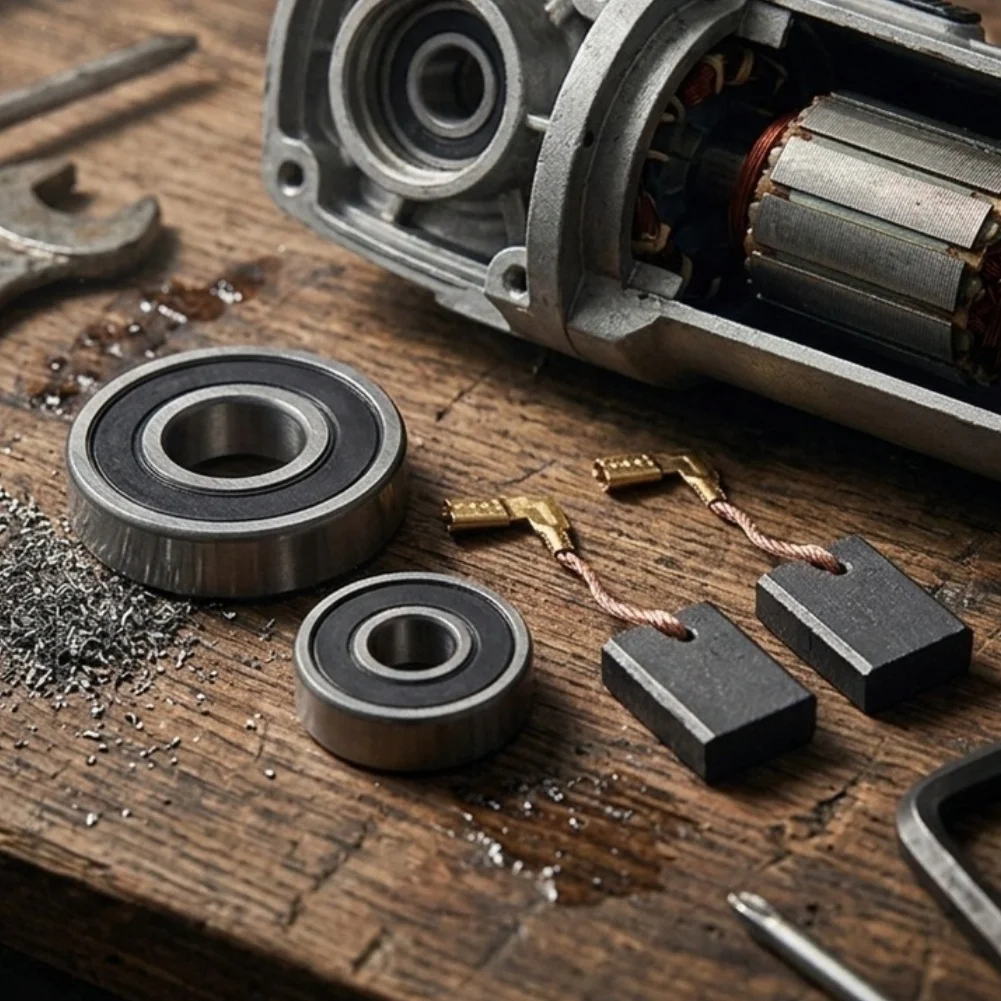 Manual Measurement Deviation For Dogs Angle Grinder for Rotor Armature Rotor 9556 165*56mm Aluminum Alloy Bearing