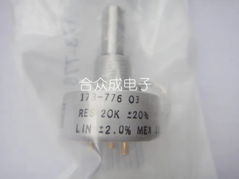 

Проводящий пластиковый потенциометр 173-776 20К переключатель