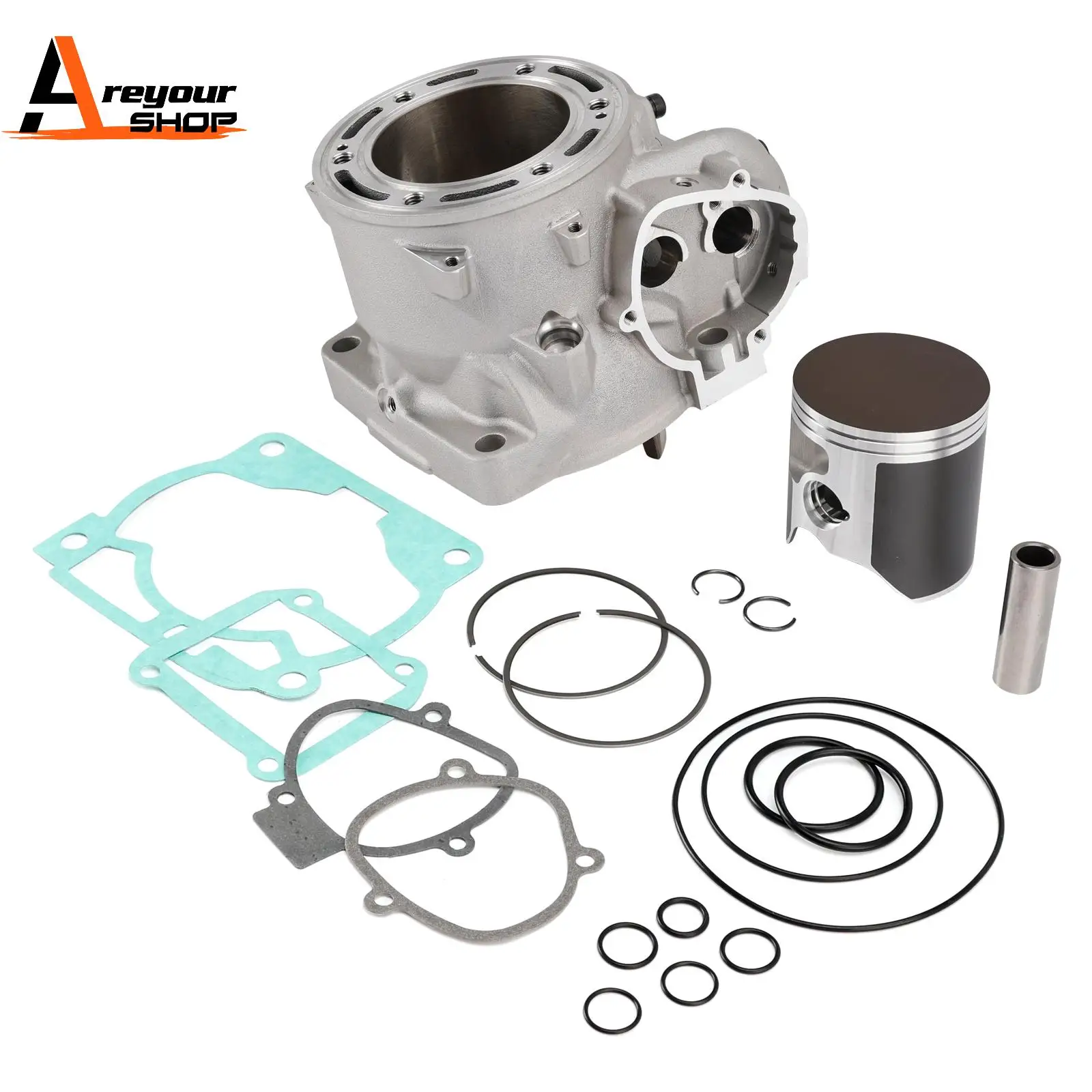 

Cylinder Kit w/Piston & Top End Gasket Kit for Gas Gas EC 300 EX 300 2021 2022 2023
