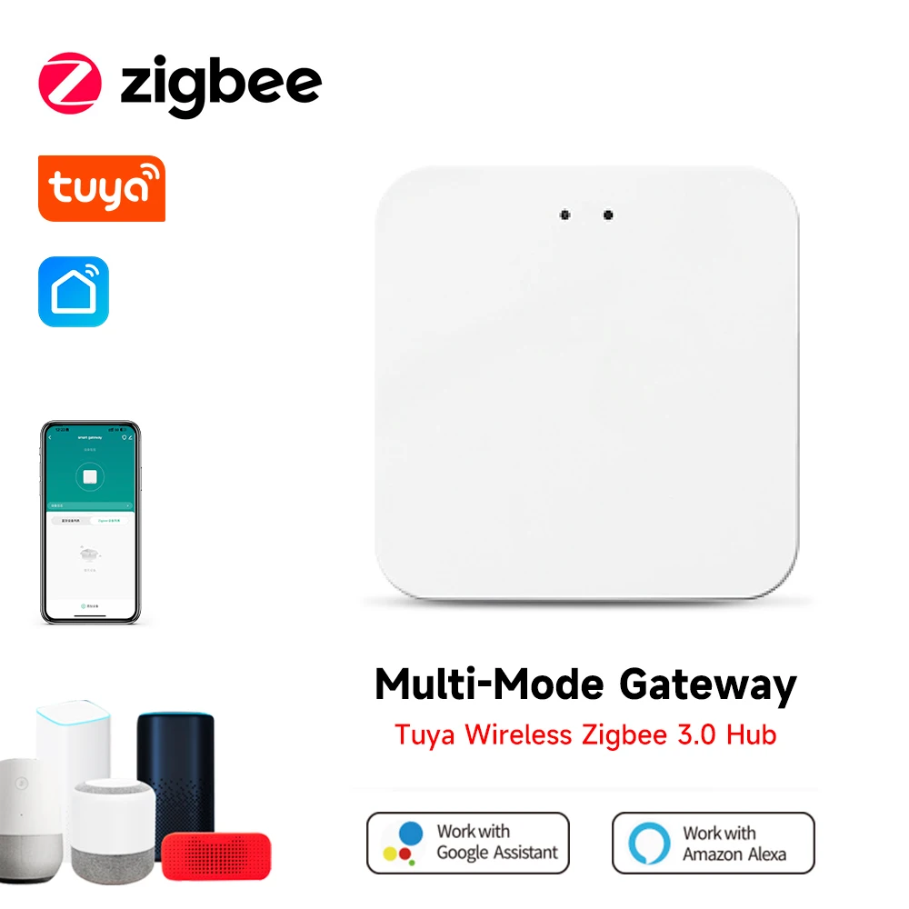Tuya Multi Mode ZigBee Bluetooth Gateway Hub Wireless Smart Home Elettrodomestici Telecomando Bridge Supporto Alexa Google Home ﻿