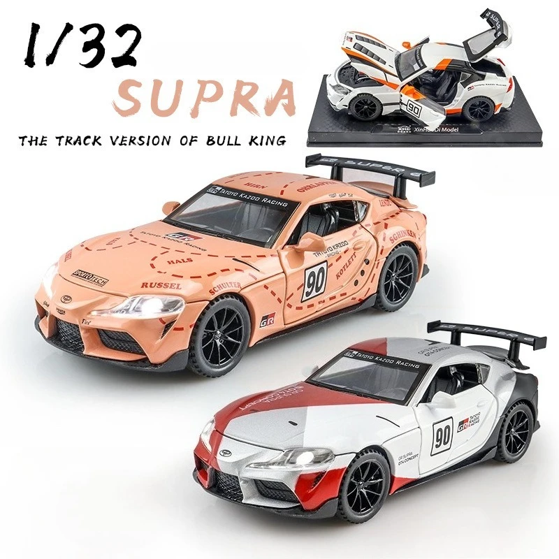 

Моделирование масштаба 1/32 GR Supra гоночный автомобиль модель литья под давлением игрушечный автомобиль подарок на день рождения для детей коллекция для мальчиков миниатюрная Voiture
