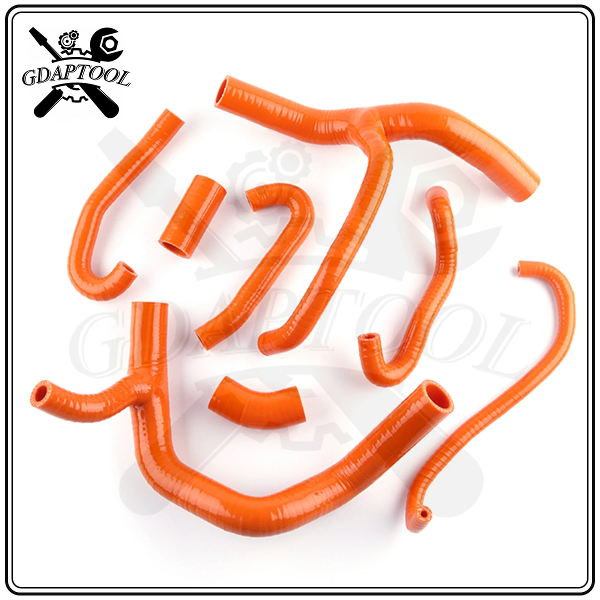 8PCS Motorcycle Silicone Radiator Coolant Hose Kit For 2004-2007 Honda CBR1000RR CBR 1000 RR SC57 2005 2006 view 2
